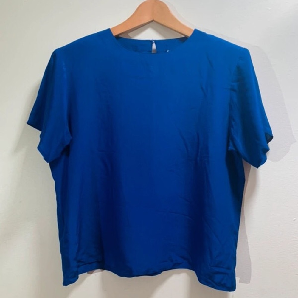 Anna And Frank Blue Short Sleeve Tee